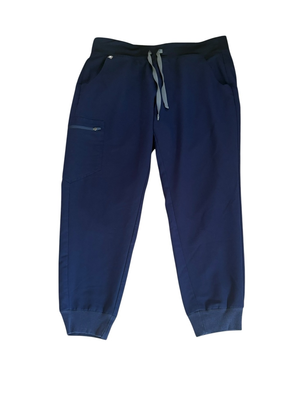 FIGS Zamora Jogger Scrub Pants Navy Blue Womens Large Petite